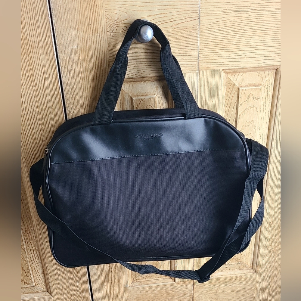 Azzaro Parfums Black zippered travel Bag